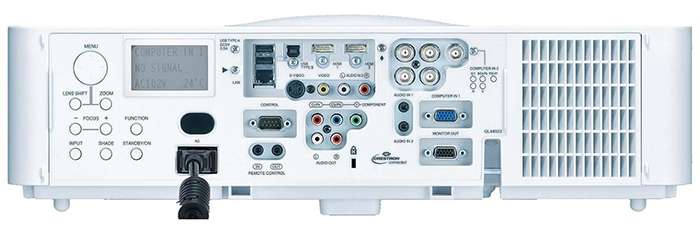 日立HCP-D757U工程投影機產品背面